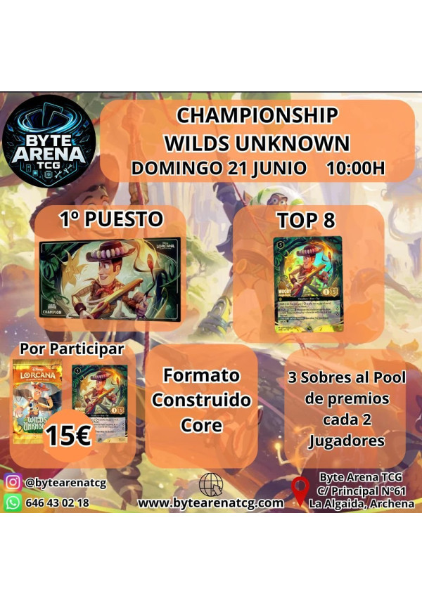 ChampionShip Wilds Unknown Domingo 21 Junio