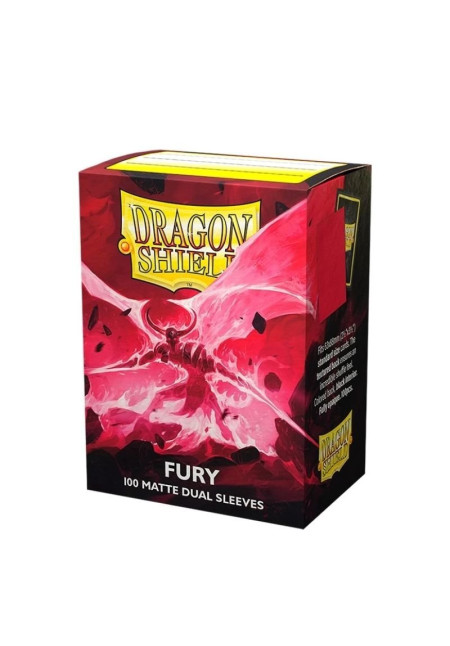 Fundas Dragon Shield Fury Dual Mate 100 Uds Fundas Dragon Shield Fury Dual Mate 100 Uds