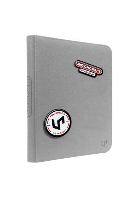 Album Ultra Pro 9 Bolsillos  360 Cremallera Patchcraft Gris