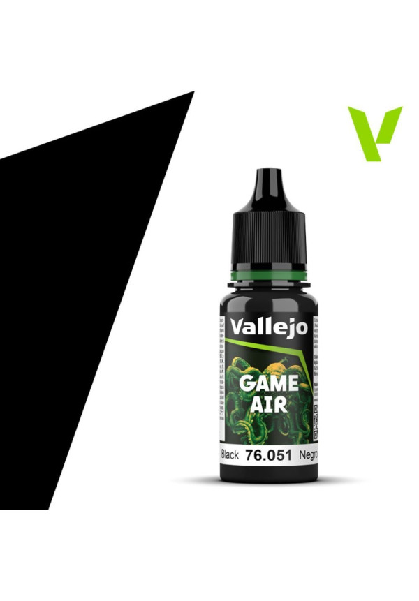 Pintura Game Air Negro76.051 Vallejo