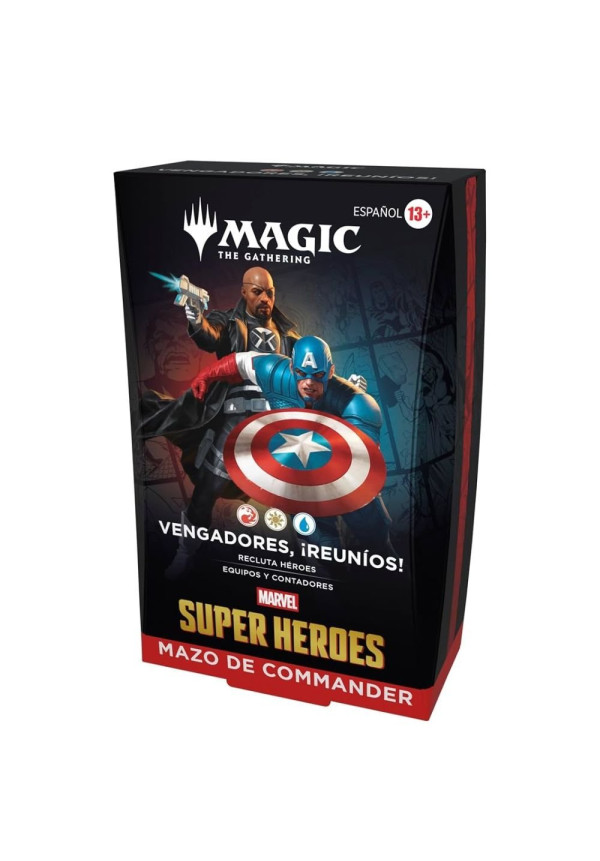 Mazo Commander Vengadores ¡Reuníos! Marvel Super Heroes Español