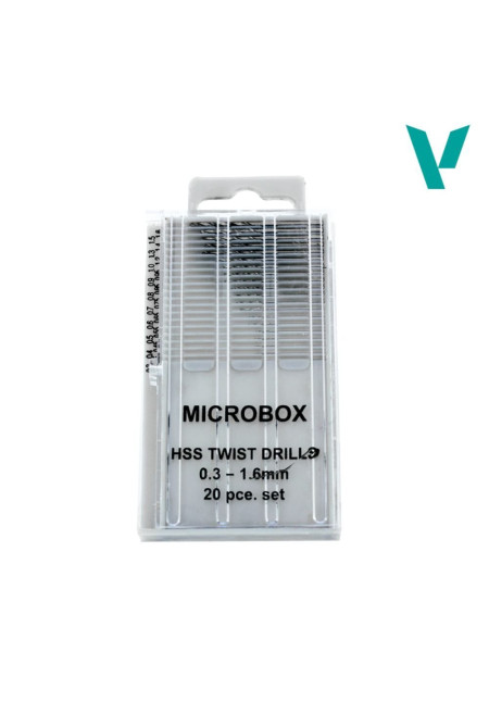 Set 20 Brocas 0.3-1.6mm Vallejo T01001
