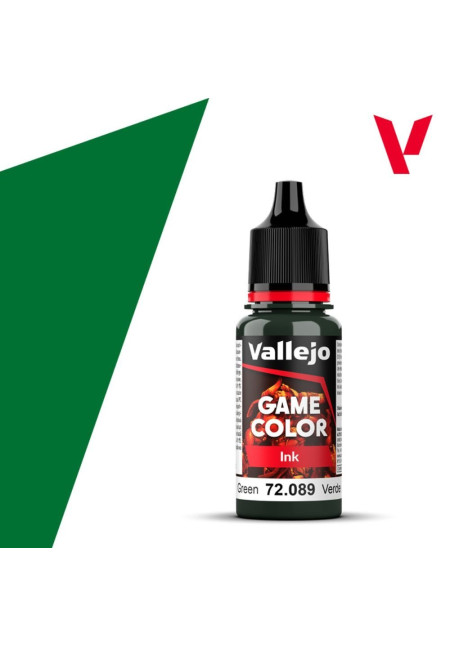 Pintura Game Color Ink Verde 72.089 Vallejo