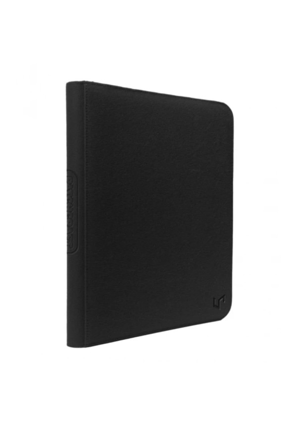 Album Ultra Pro 9 Bolsillos  360 Cremallera Patchcraft Negro 