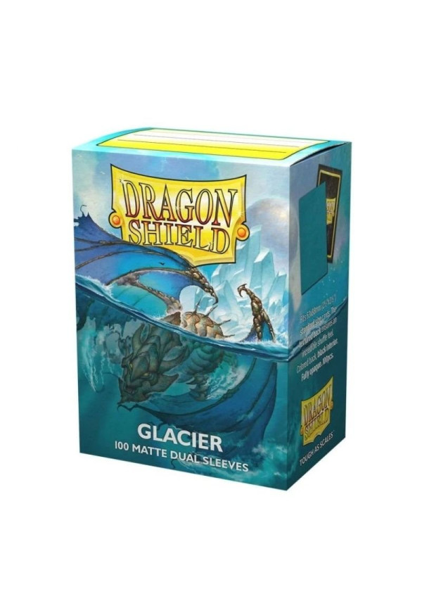 Fundas Dragon Shield Glacier Dual Mate 100 Uds