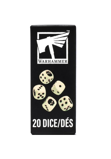 Pack 20 dados Warhammer Oficial 65-36 Pack 20 dados Warhammer Oficial 65-36