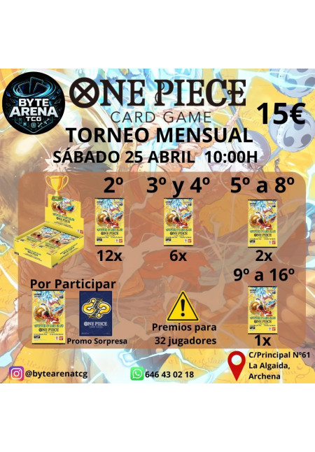 Torneo Mensual One Piece 25 Abril