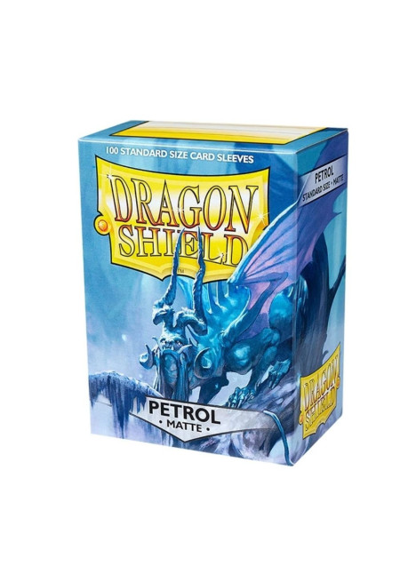 Fundas Dragon Shield Petrol Mate 100 Uds