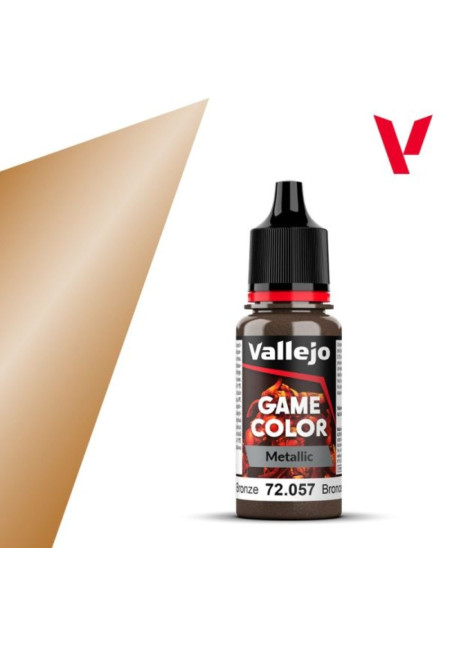 Pintura Game Color Metallic Bronce 72.057 Vallejo
