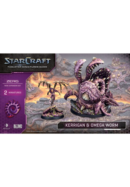 StarCraft Tabletop Kerrigan & Omega Worm