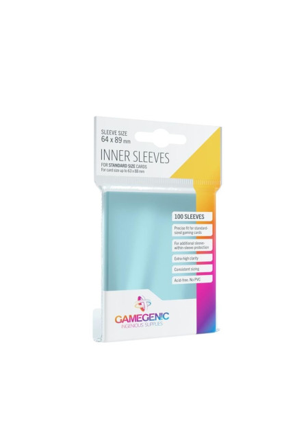 Fundas Gamegenic  Inner Sleeves 100uds 64x89mm
