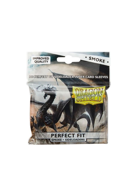 Fundas Dragon Shield Perfect Fit Sideload Smoke (100u)