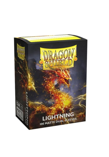 Fundas Dragon Shield Lightning Dual Mate 100 Uds