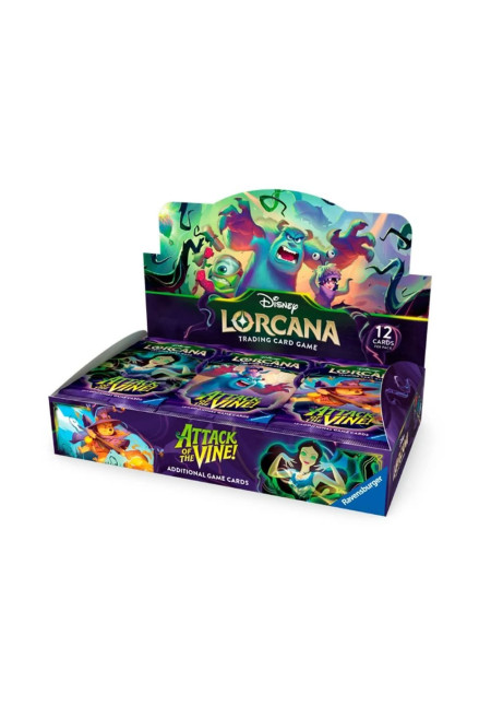 Booster Box Attack of The Vine Ingles Lorcana Booster Box Attack of The Vine Ingles Lorcana