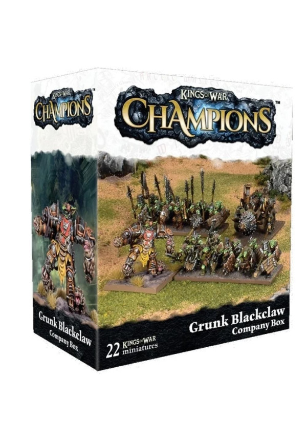 Kings Of War  Grunk Blackclaw Company Box
