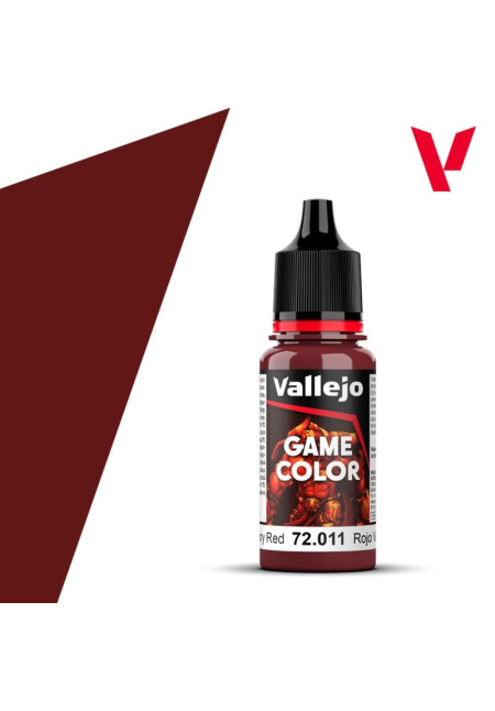 Pintura Game Color Rojo Visceral 72.011 Vallejo