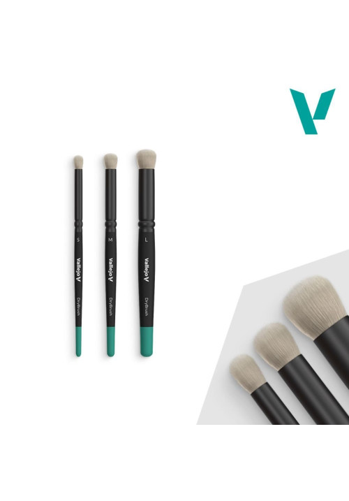 Set 3 Pinceles Seco Vallejo B07990