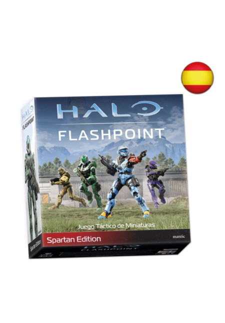 Halo Flashpoint Juego Tactico de Miniaturas Spartan Edition
