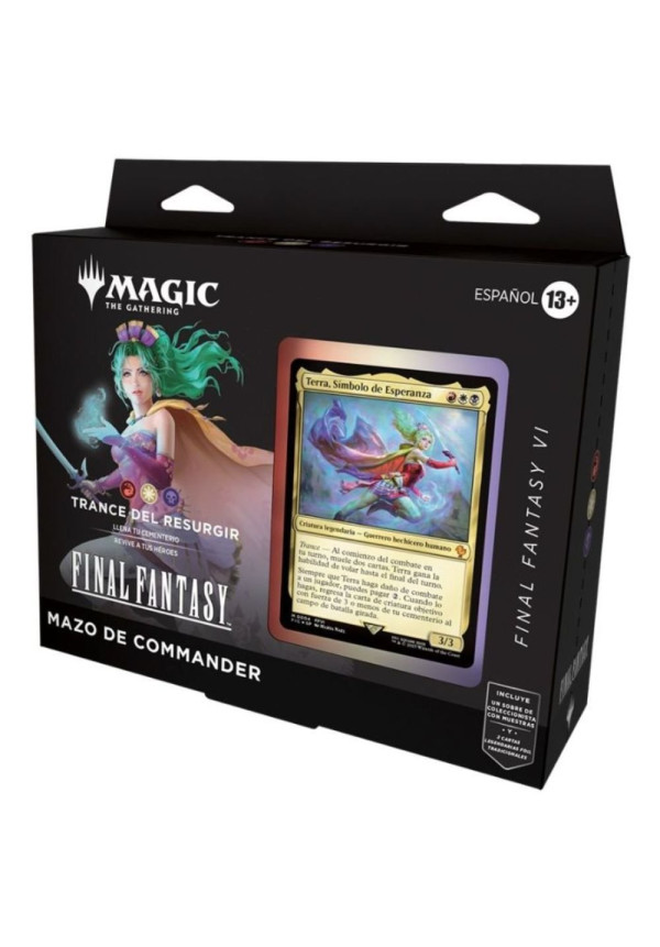 Mazo Commander Magic Final Fantasy Trance del Resurgir Español
