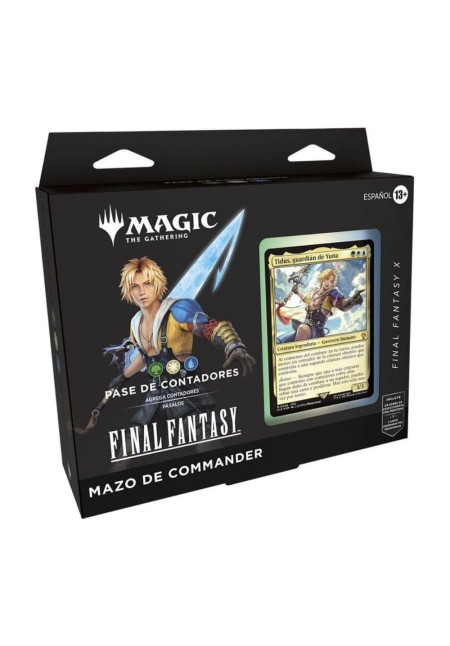 Mazo Commander Magic Final Fantasy Pase de Contadores Español