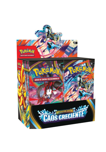 Caja Sobres Pokemon Caos Creciente Español