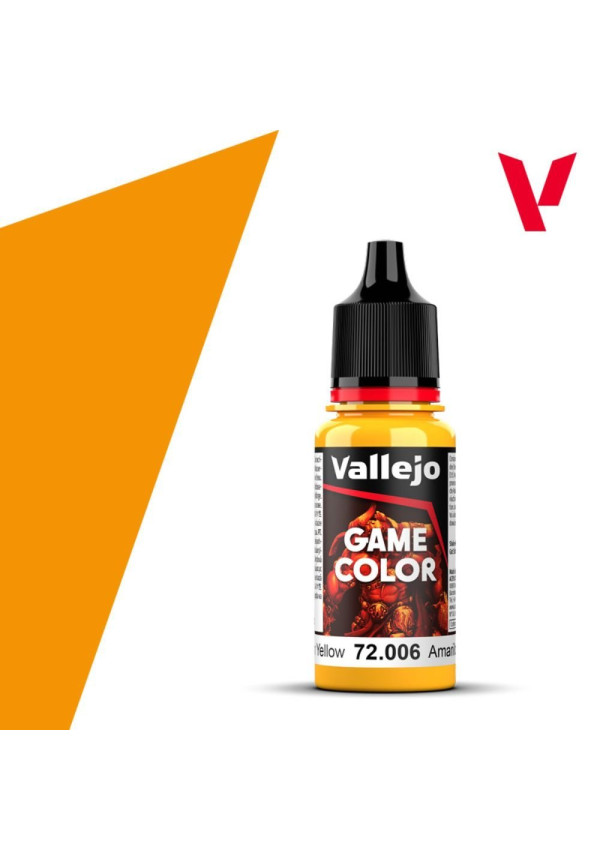 Pintura Game Color Amarillo Soleado 72.006 Vallejo