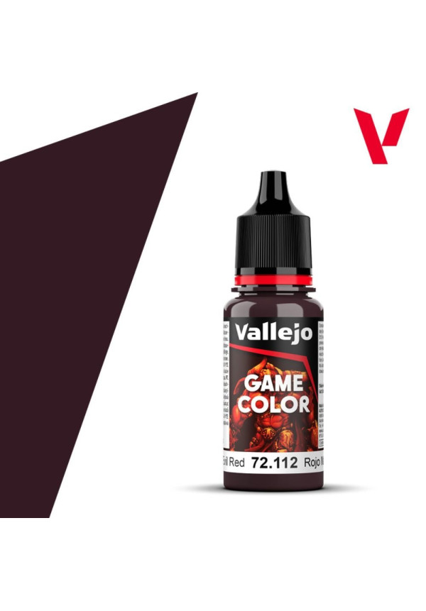 Pintura Game Color Rojo Maligno 72.112 Vallejo