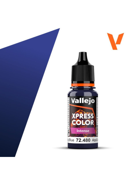 Pintura Xpress Color Intense Azul Legado 72.480 Vallejo