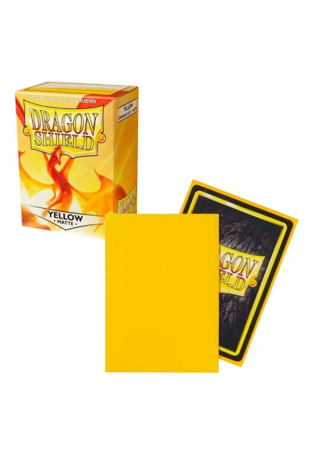 Fundas Dragon Shield Yellow Mate 100 Uds Fundas Dragon Shield Yellow Mate 100 Uds