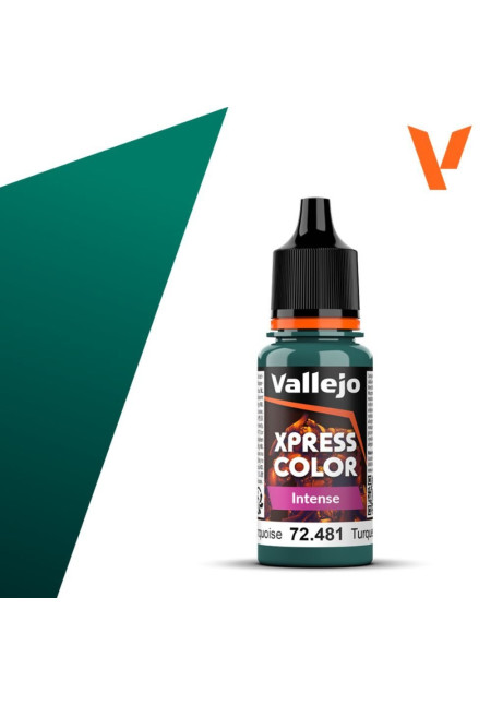 Pintura Xpress Color Intense Turquesa Herético 72.481 Vallejo