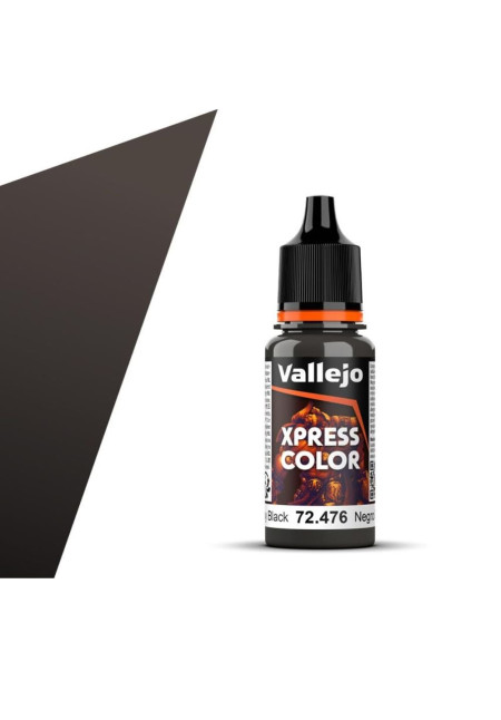 Pintura Xpress Color Negro Grasiento 72.476 Vallejo